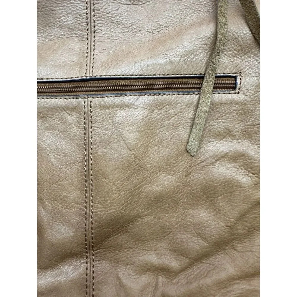 Vintage Lucky Brand Suede Brown Slouchy Hobo Large Crossbody Bag - Picture 2 of 11